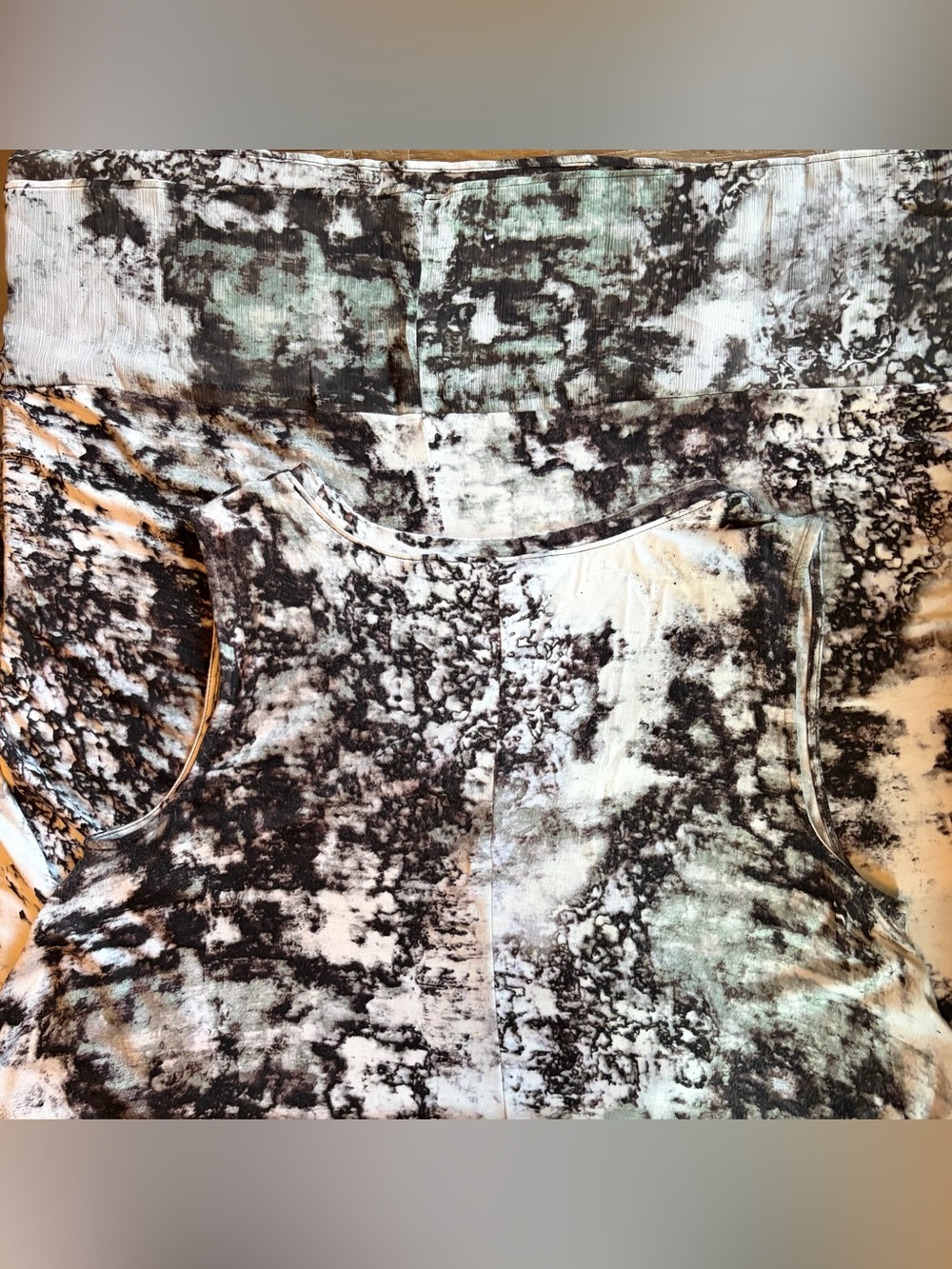 Simply Vera Vera Wang Tie Dye Maxi Sleeveless Dress - Picture 9 of 11